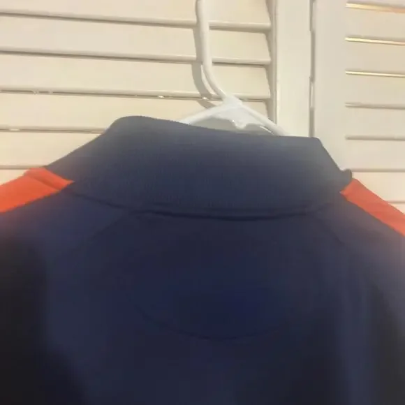 Nike Jacket Mens XL Blue Orange Syracuse Warm Up Side Zip Basketball On Court - Picture 9 of 10
